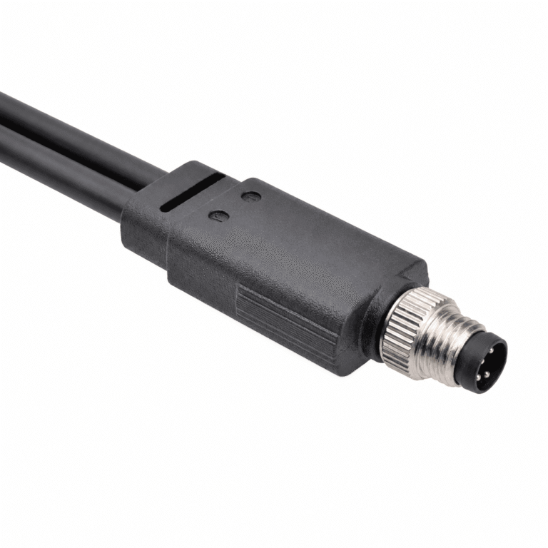 M8 Signal Type 1 Male to 2 Female Overmolded Plug