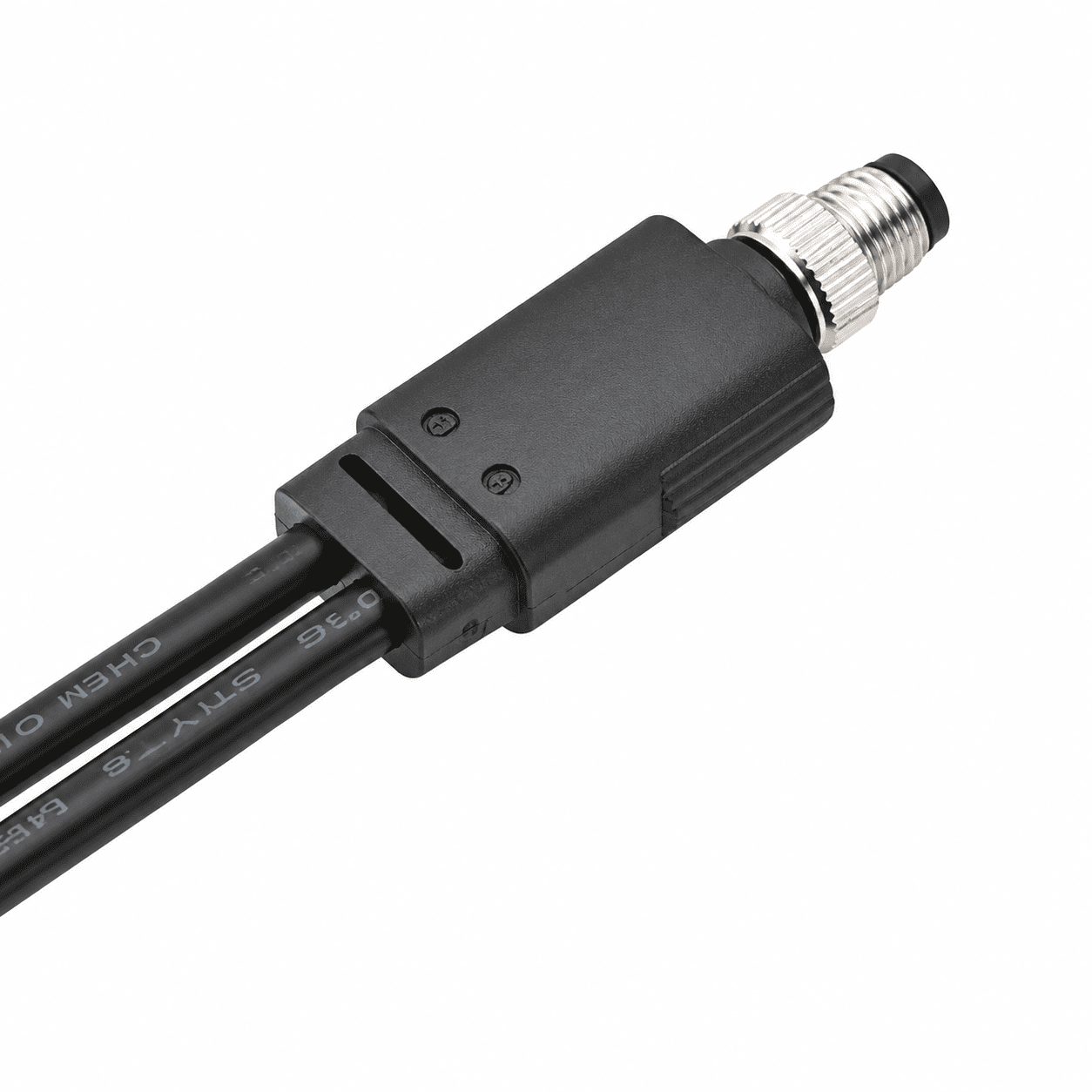 M8 Signal Type 1 Male to 2 Female Overmolded Plug