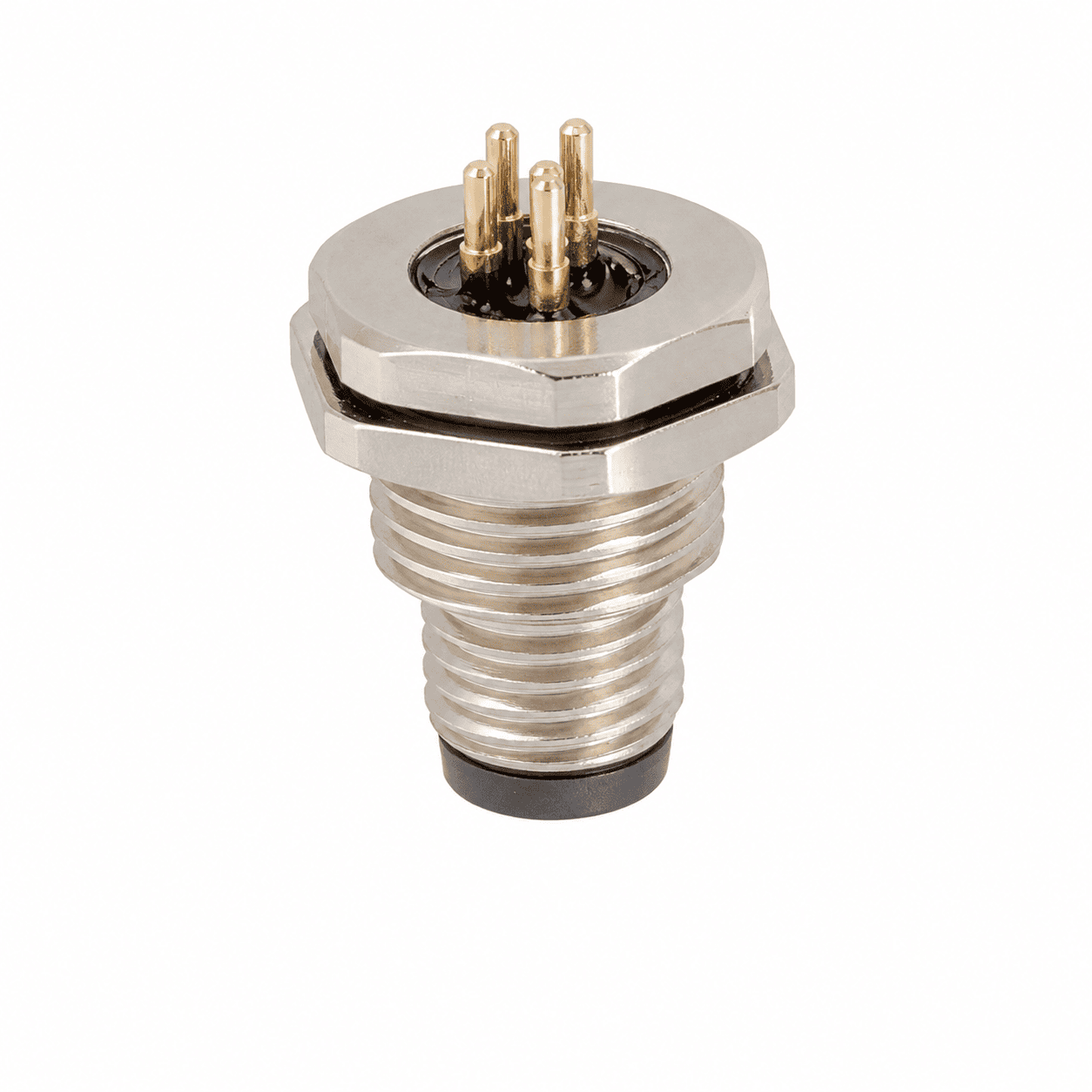 M8 Signal Type Back Mount Male Socket – PCB M11×1