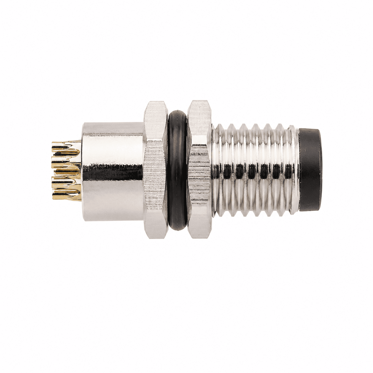 M8 Signal Type Back Mount Male Socket – PCB M8×1