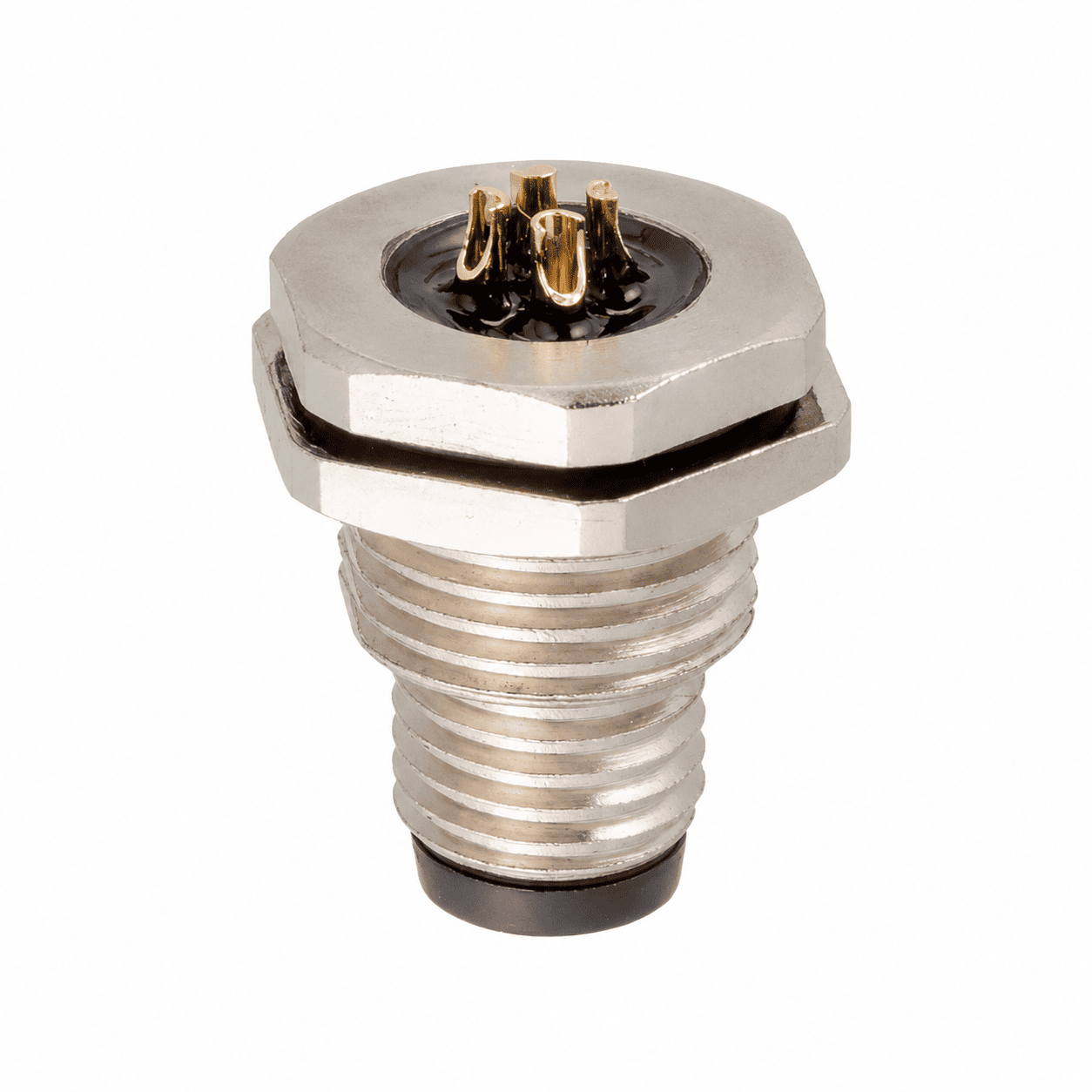 M8 Signal Type Back Mount Male Socket – Solder M11×1