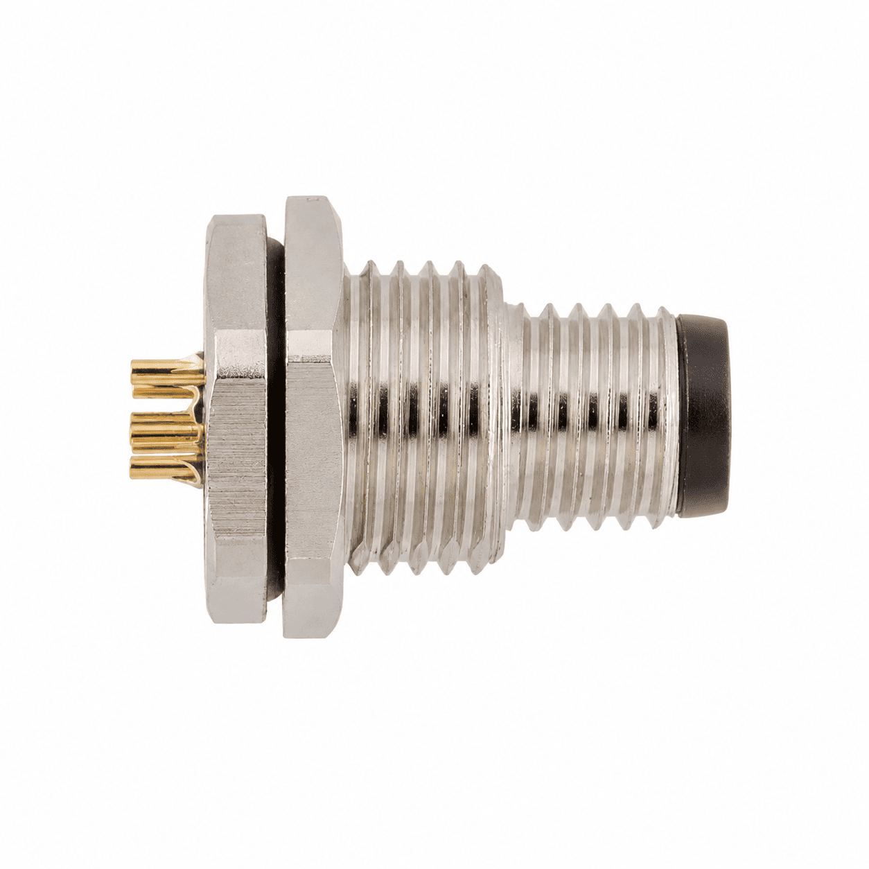 M8 Signal Type Back Mount Male Socket – Solder M11×1