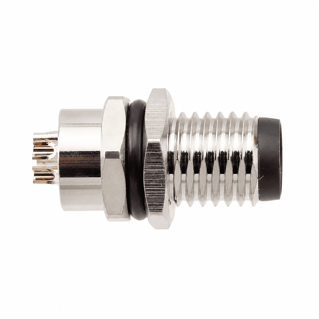 M8 Signal Type Back Mount Male Socket – Solder M8×1