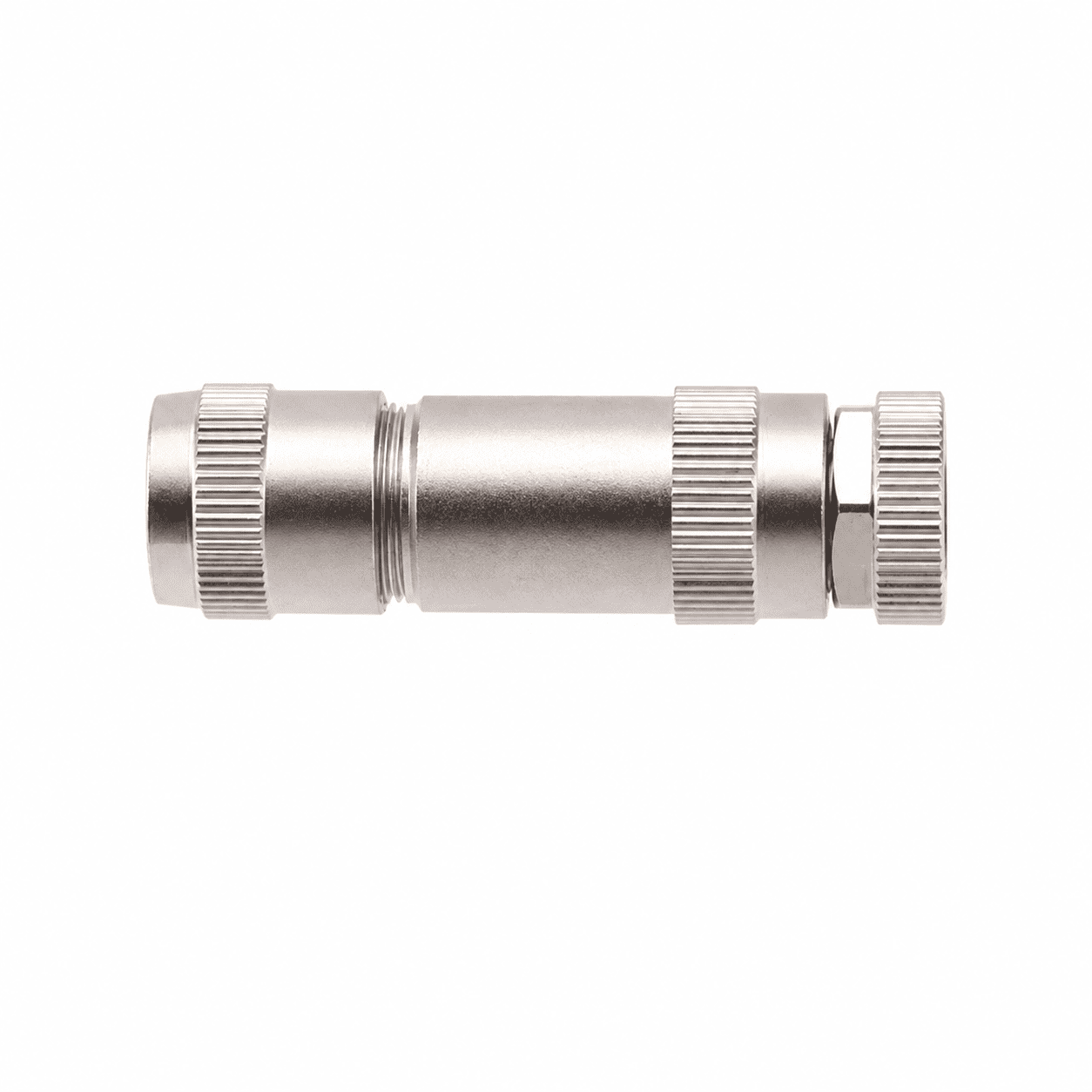 M8 Signal Type Straight Female Metal Assembled Plug – Screw Terminal