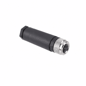 M8 Signal Type Straight Female Plastic Assembled Plug – Screw Terminal