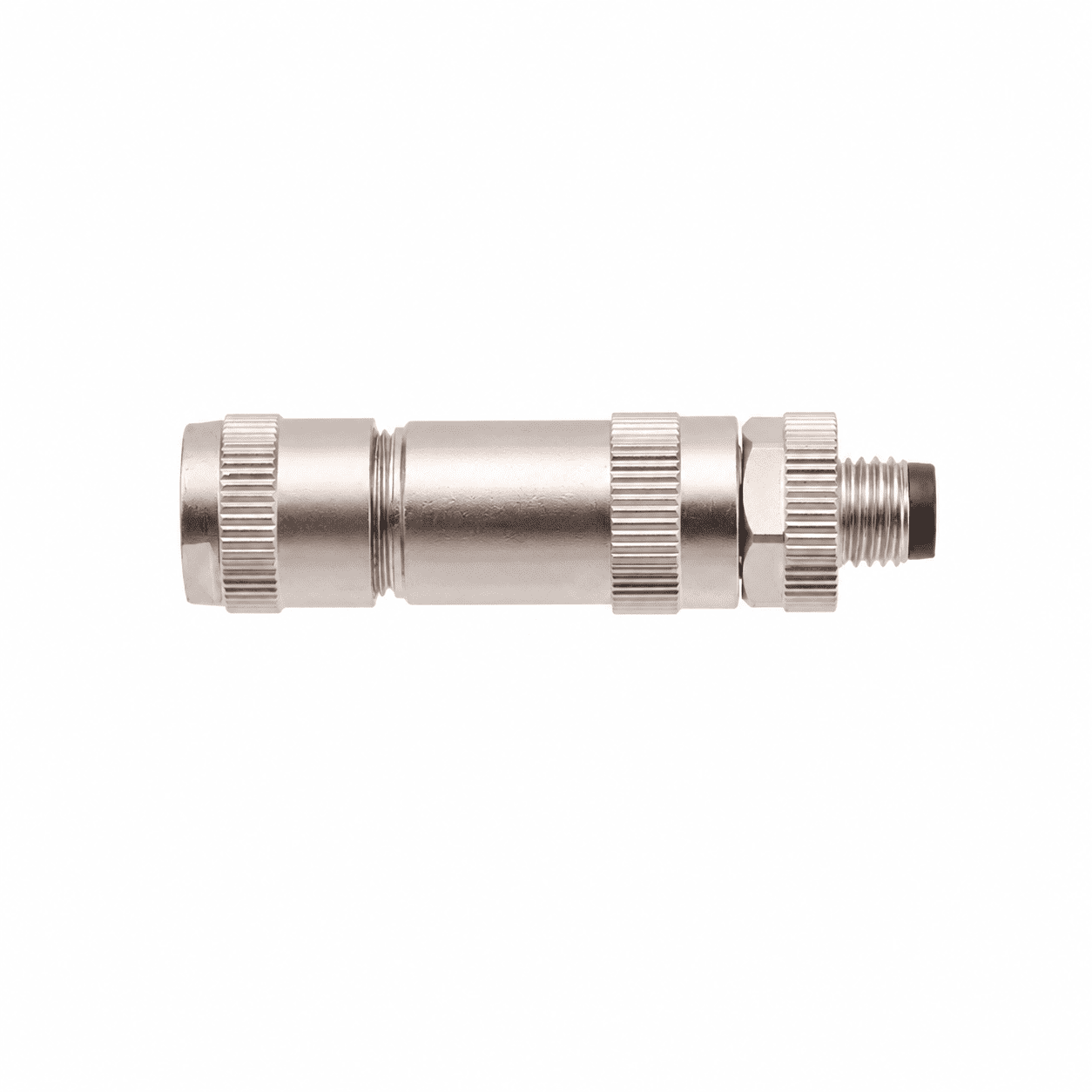 M8 Signal Type Straight Male Metal Assembled Plug – Screw Terminal