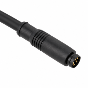 M8 Signal Type Straight Male Quick Insertion Overmolded Plug