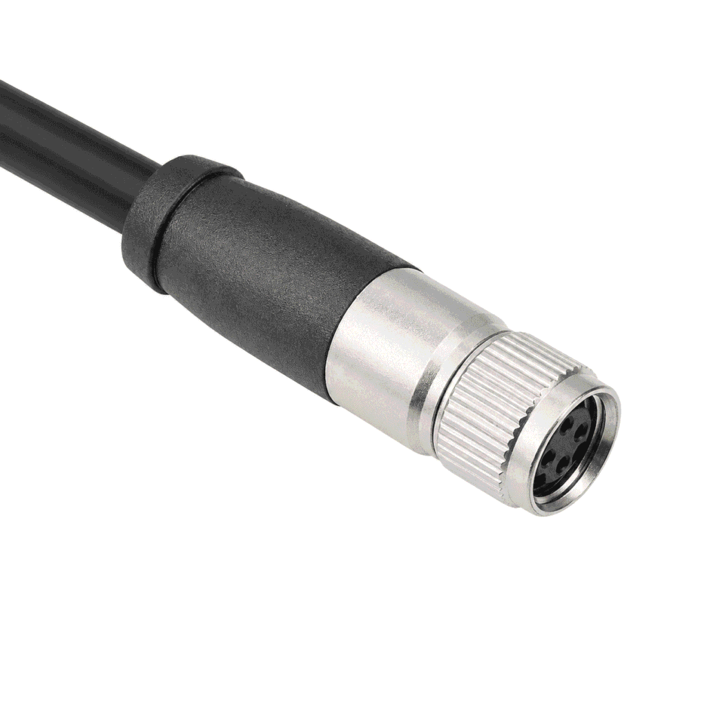 M8 Signal Type Straight Female Overmolded Plug – Damping