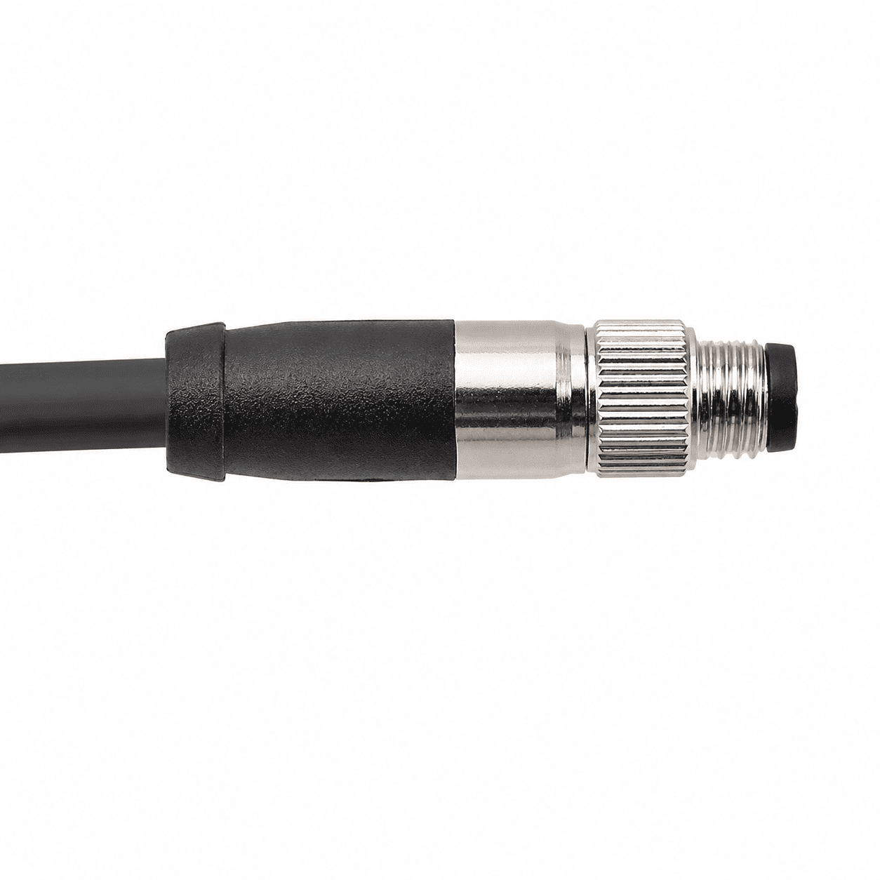 M8 Signal Type Straight Female Quick Insertion Overmolded Plug