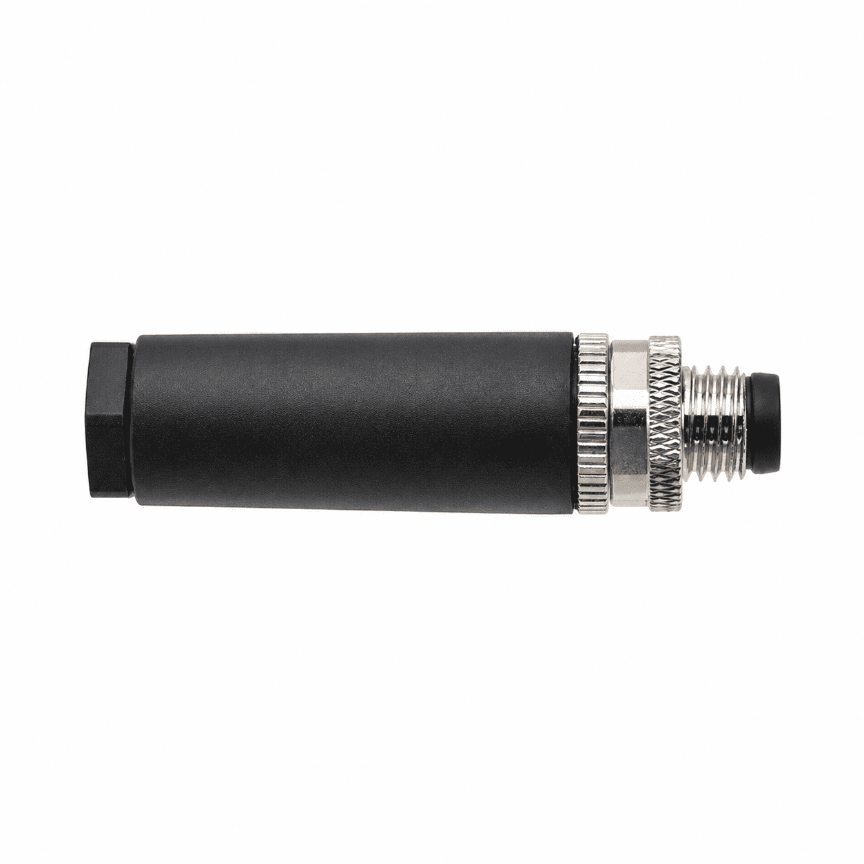 M8 Signal Type Straight Male Plastic Assembled Plug – Solder
