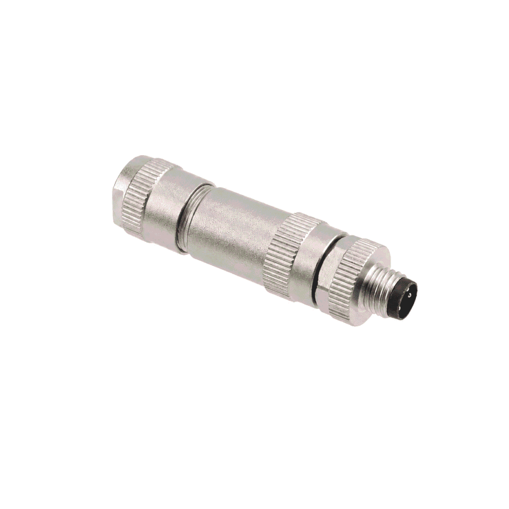 M8 Signal Type Straight Male Metal Assembled Plug – Screw Terminal
