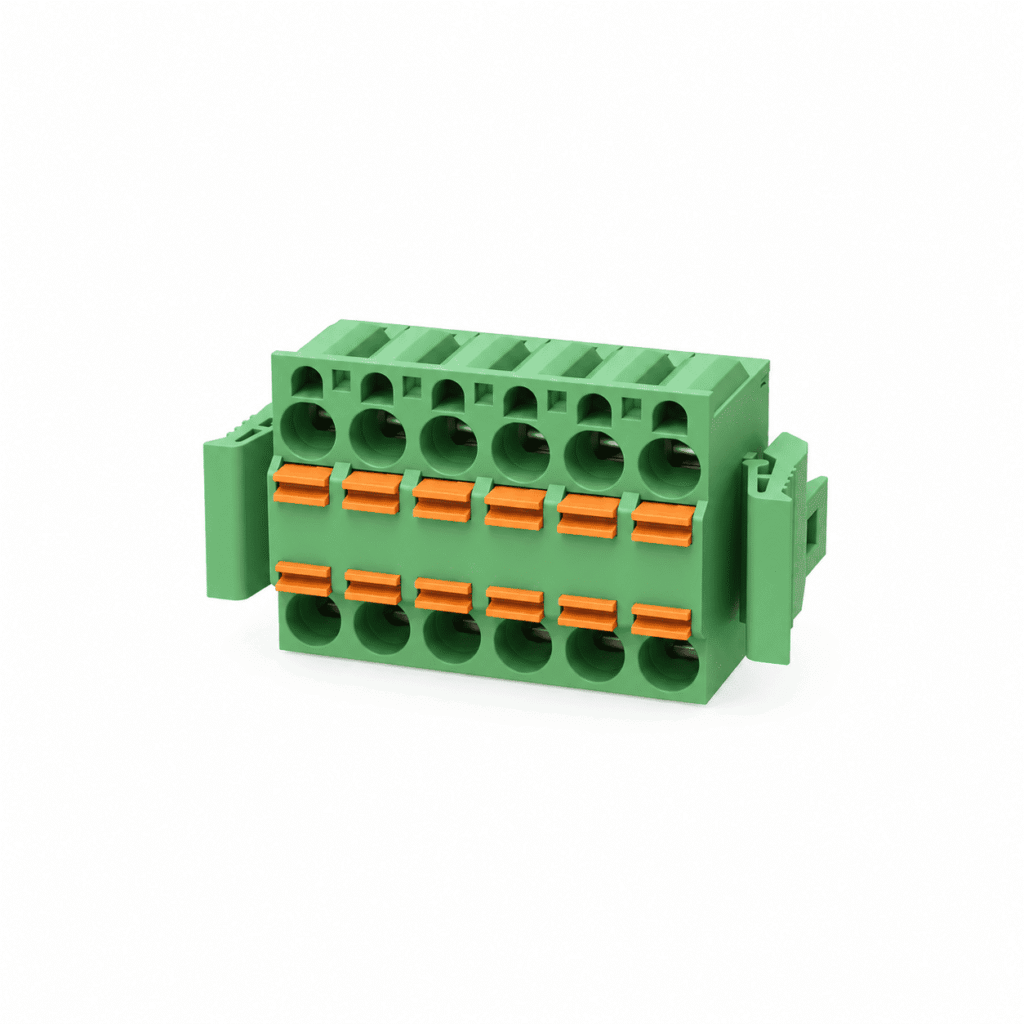 5.08mm Pitch Double-Row Push-In Spring Pluggable PCB Terminal Block