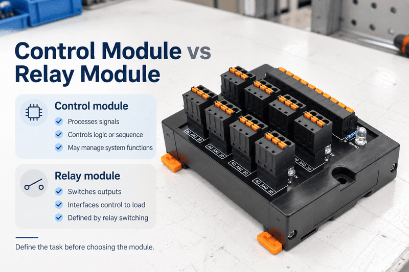 Compare module functions before buying Control module and relay module functions for industrial buyers